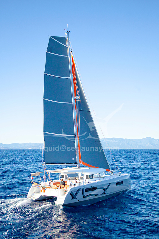 Excess catamaran 12.<br />
Excess world and explore perfectly designed catamarans inspired by racing for cruising pleasure.<br />
The construction of CNB yachts is based on the incorporation of all the know-how within their boatbuilding yard located in Bordeaux on an outstanding site. From design to launch, the teams work with a constant concern for a job well done. Whether it is a sailing yacht or a motor-yacht, a one-off or a semi-custom, they adopt only seaworthy, durable and functional solutions. Elegance then results from the sum of a multitude of details. Sometimes imperceptible individually, their amalgamation forms a coherent and harmonious whole. They make CNB yacht builders a unique provenance.