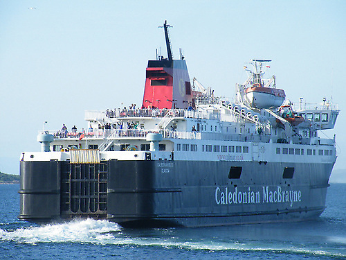 A Firth of Clyde ferry, MV Caledonian Isles which usually serves the Isle of Arran from Ardrossan, could be back in service next week. 