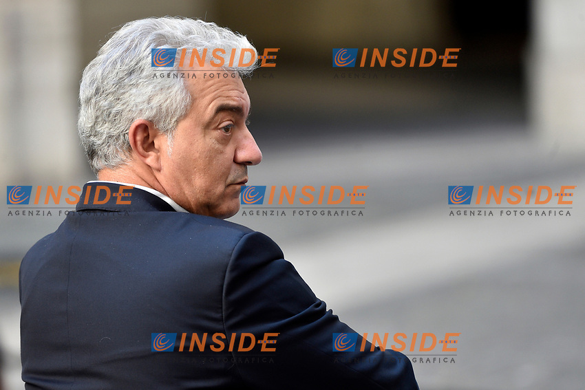 The special commissioner for the strengthening of the hospital infrastructure under Cover-19 emergency Domenico Arcuri during the press conference at Palazzo Chigi, about the measures to contrast the Covid-19 pandemic at the reopening of the schools on September 14th.<br />
Rome (Italy), September 9th 2020<br />
Photo Pool Paolo Tre Insidefoto