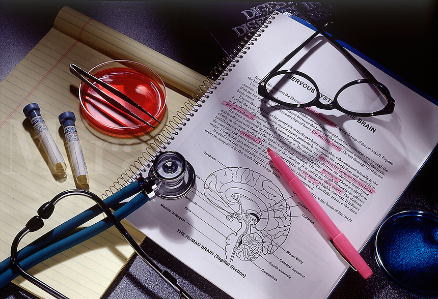 Medical studies illustration.