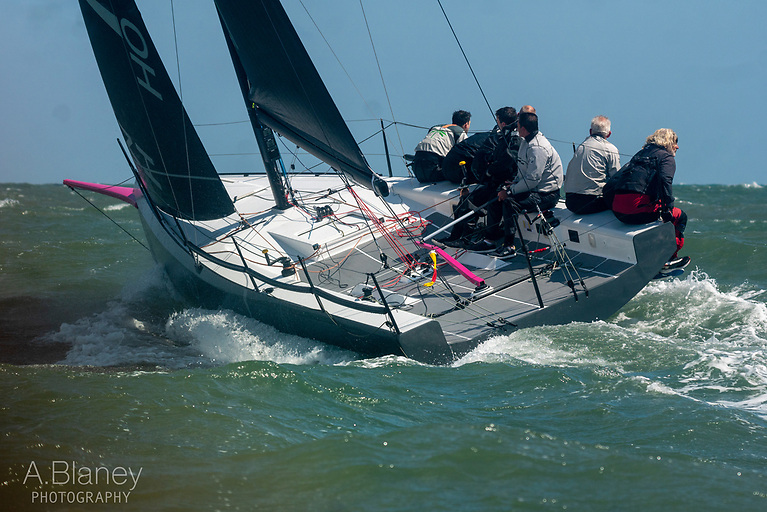 Cape 31 "Adrenalin" flying her North Sails 3Di RAW Mainsail and Code 3.5 jib Credit: Annraoi Blaney