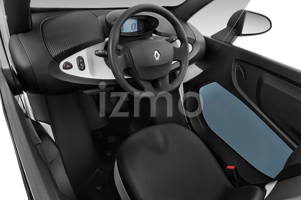 Straight dashboard view of a 2012 - 2014 Renault Twizy Technic 80 Micro Car.