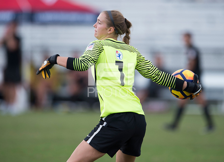 Lakewood Ranch, FL - December 8, 2017: 2017 Girls Development Academy Winter Showcase & Nike International Friendlies at Premier Sports Campus at Lakewood Ranch, FL.