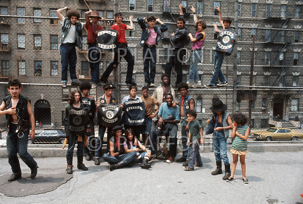 New York City street gand "Savage Skulls" | Jean Pierre Laffont