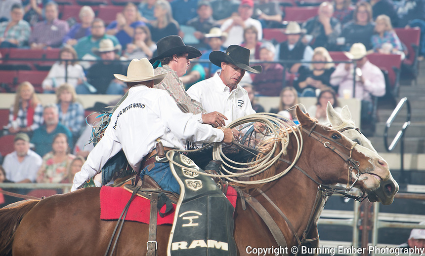 Troy Kirkpatrick on Dakota, at the NILE PRCA 3rd perf Event. October 19th, 2018. Photo by Josh Homer/Burning Ember Photography. Photo credit must be given on all uses.
