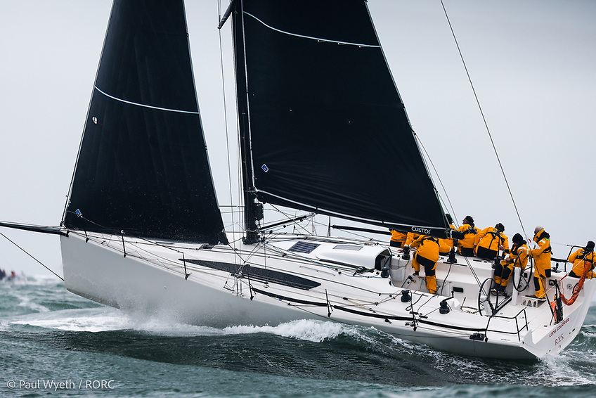 Géry Trentesaux's Sydney GTS 43 Long Courrier tops the leaderboard both in IRC One and leads the RORC's Season's Points Championship and is a favourite for Fastnet Race honours 