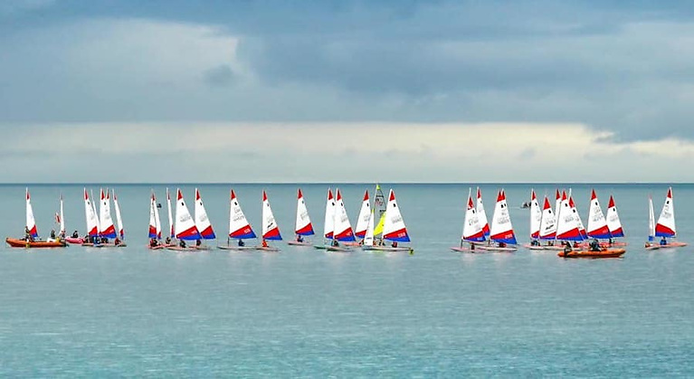 Topper dinghy racing at Ballyholme