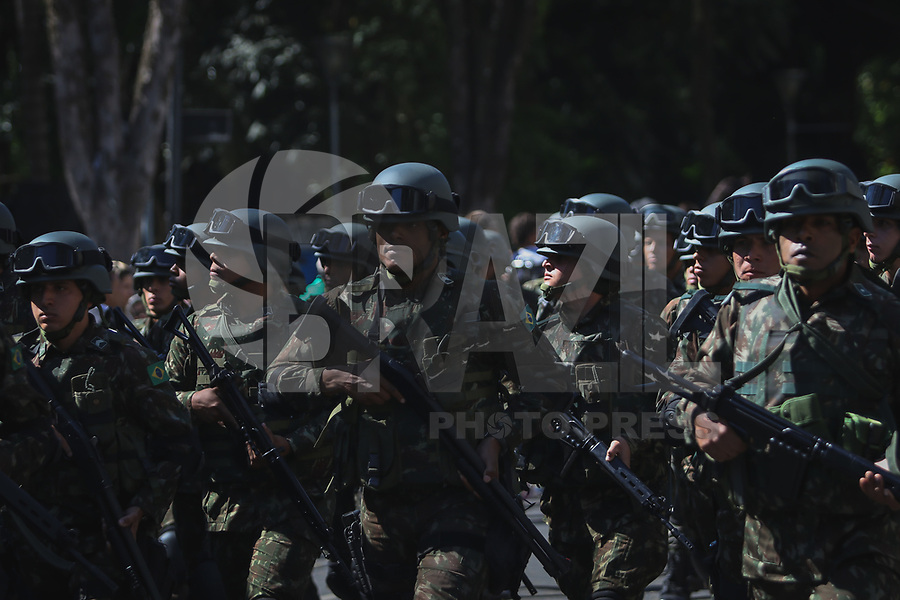 BELO HORIZONTE, MG, 07.09.2018 - DESFILE-7 SETEMBRO - Desfile comemorativo a Independência do Brasil ,de 7 de setembro, na avenida Afonso Pena, região da central, de Belo Horizonte, nesta sexta-feira, 07. (Foto: Doug Patricio/Brazil Photo Press)