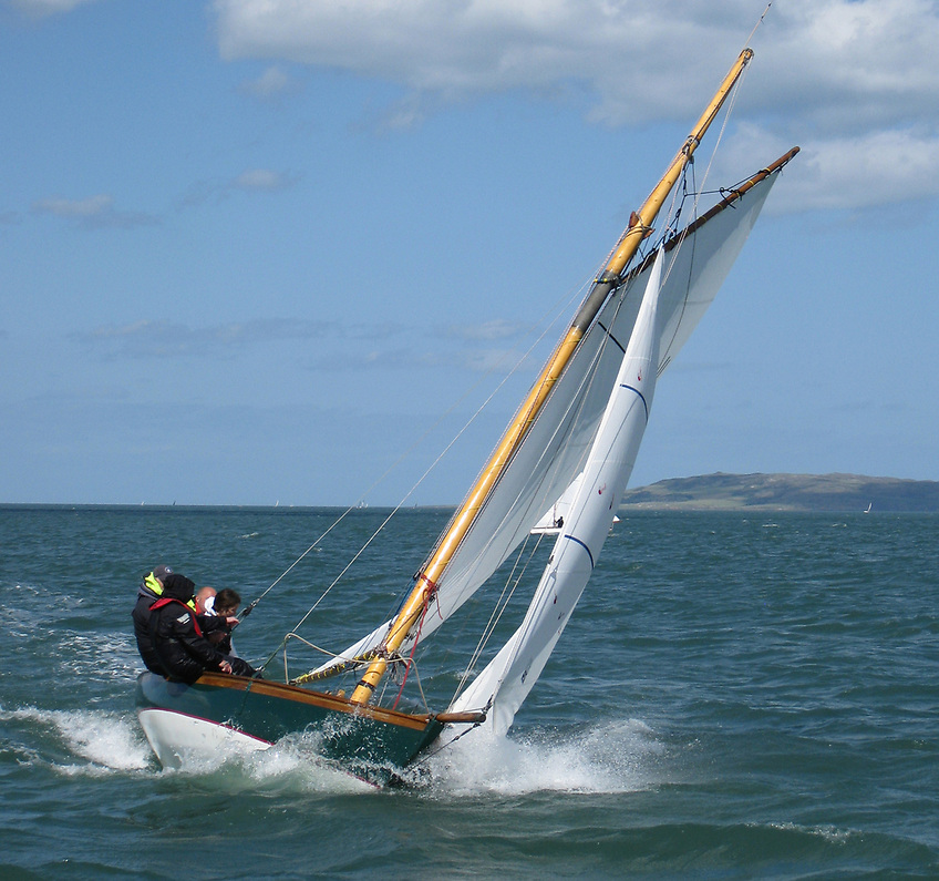 We are the champions. The Howth 17 Deilginis (built 1907) was originally owned by a Dublin Bay SC Commodore, and for a while afterwards was used as a fishing boat 