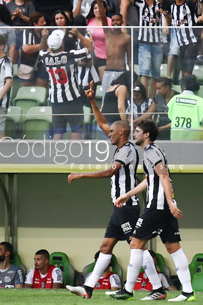 Belo Horizonte (MG), 20/10/2019 - Atlético(MG) e Santos - Gol de Leo Silva - Partida entre Atlético(MG) e Santos, válida pela 27a rodada do Campeonato Brasileiro no Estadio Independencia em Belo Horizonte, neste domingo (20)