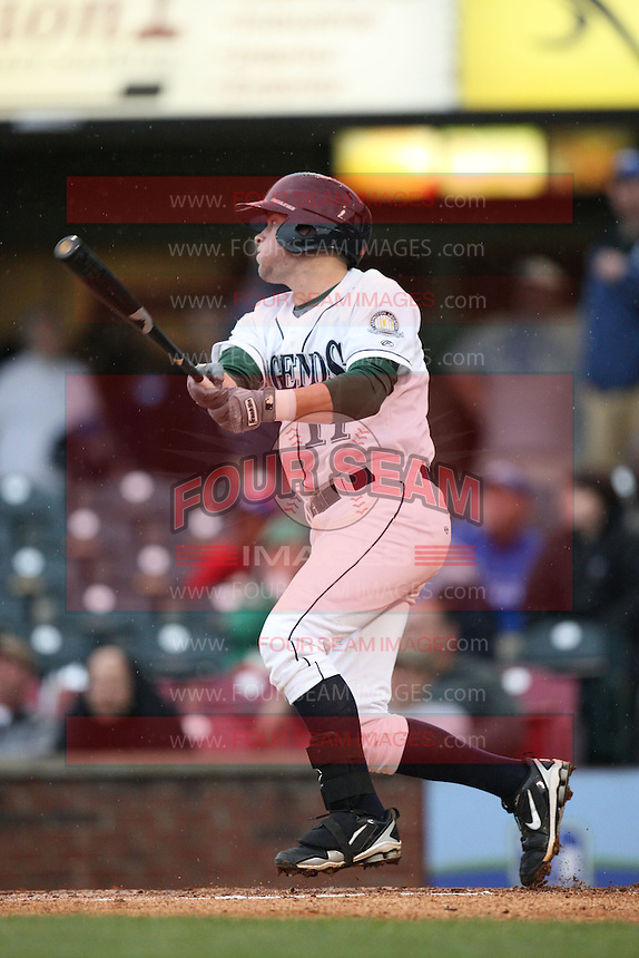 April 20, 2010: Jonathan Meyer (11) of the Lexington Legends at Applebee's Park in Lexington, KY. The Legends are the Class A affiliate of the Houston Astros. Photo by: Chris Proctor/Four Seam Images