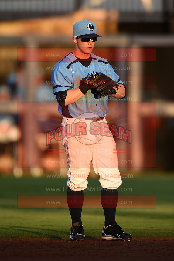 Charlotte Stone Crabs second baseman Thomas Coyle (6) during a game against the Bradenton Marauders on April 4, 2014 at Charlotte Sports Park in Port Charlotte, Florida. Bradenton defeated Charlotte 9-1. (Mike Janes/Four Seam Images)