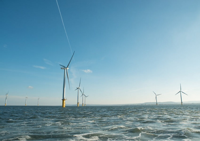 An Image illustrating the proposed Codling Wind Park, seven offshore renewable energy projects that have been awarded a Marine Area Consent 