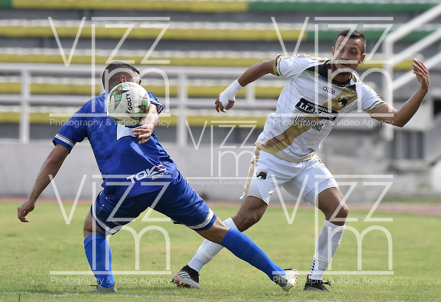 PALMIRA - COLOMBIA, 30-01-2021: Orsomarso y Llaneros F.C. en partido por la fecha 3 del Torneo BetPlay DIMAYOR I 2021 jugado en el estadio Francisco Rivera Escobar de la ciudad de Palmira. / Orsomarso and Llaneros F.C. in match for the date 3 as part of BetPlay DIMAYOR Tournament I 2021 played at Francisco Rivera Escobar stadium in Palmira city. Photo: VizzorImage / Gabriel Aponte / Staff