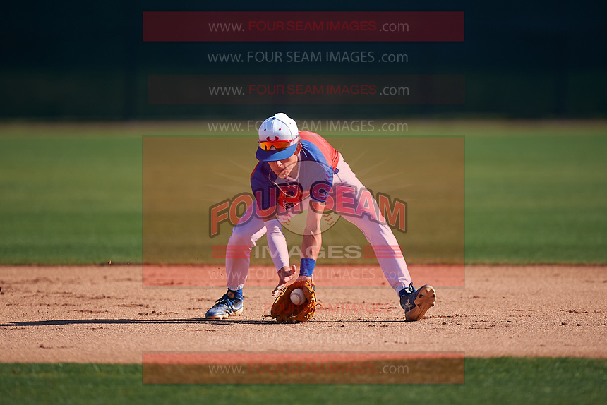 Jett Manuelito during the Under Armour All-America Tournament powered by Baseball Factory on January 18, 2020 at Sloan Park in Mesa, Arizona. (Zachary Lucy/Four Seam Images)