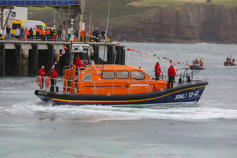 Dunmore East Shannon class lifeboat Dunmore East RNLI welcomes the new €2.4 million Shannon class lifeboat