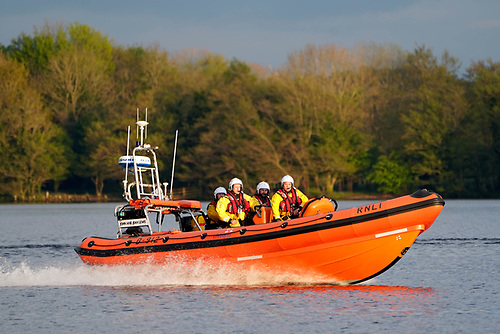 File image of Enniskillen RNLI’s inshore lifeboat on exercise on Lough Erne