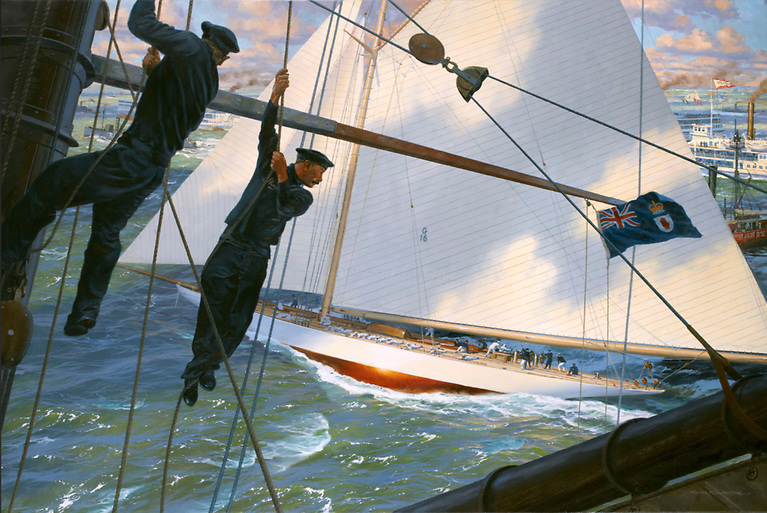 Great Yachts: The Marine Paintings of Russ Kramer