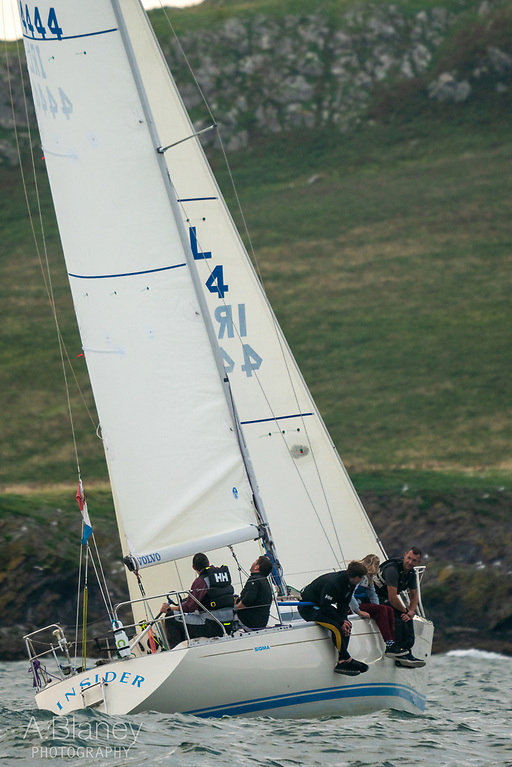 "Insider" flying her North Sails 3Di 330 Mainsail and No. 1 Genoa Credit: Annraoi Blaney