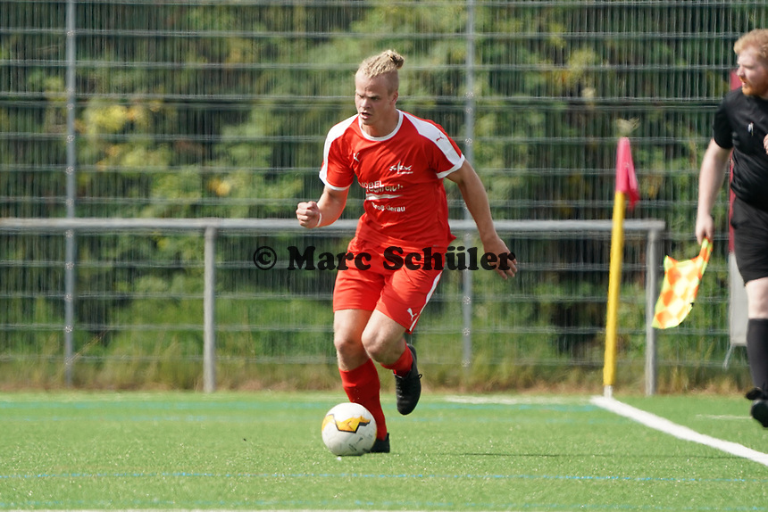 Luca Gerlach (Büttelborn) - 15.08.2021 Büttelborn: SKV Büttelborn vs. VfR Groß-Gerau, Gruppenliga