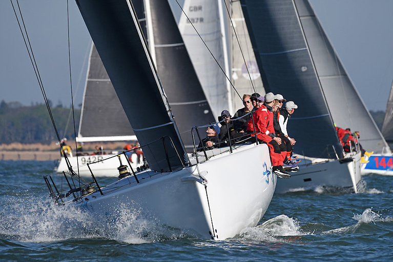 RORC Commodore James Neville's HH42 INO XXX who will contest the Round Ireland Race on June 18 was the overall winner of the 2022 Cervantes Trophy Race