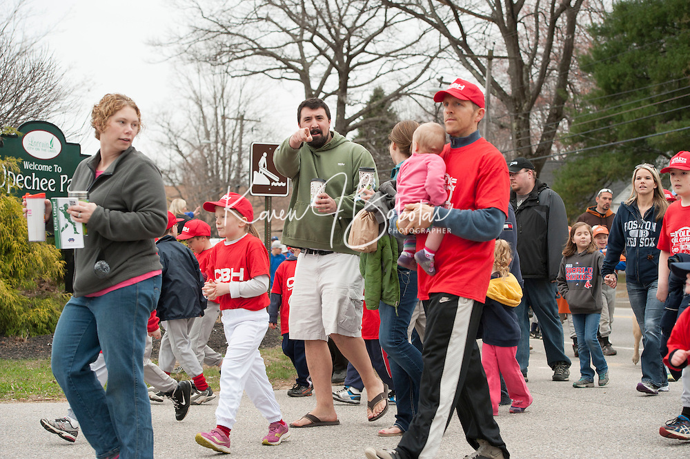 Opening Day parade and festivities at Colby Field for Laconia Little League. Karen Bobotas/for the Laconia Daily Sun