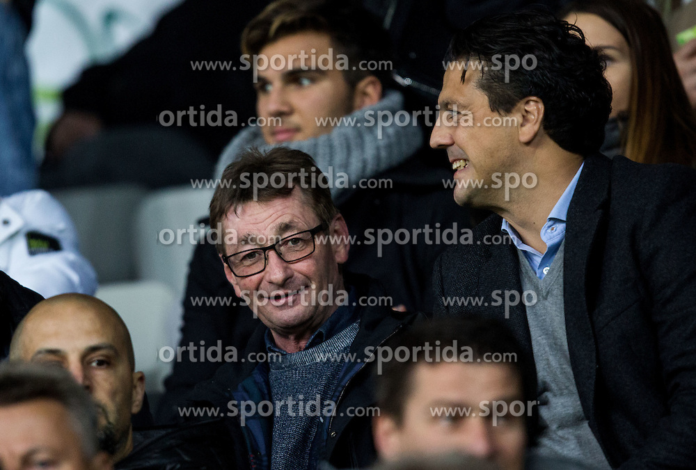 and Zlatko Zahovic ahead to the football match between National teams of Slovenia and England in Round #3 of FIFA World Cup Russia 2018 Qualifier Group F, on October 11, 2016 in SRC Stozice, Ljubljana, Slovenia. Photo by Vid Ponikvar / Sportida