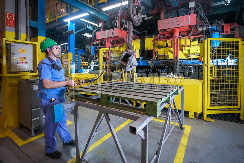 Castertech é fabricante de conjuntos de cubo e tambor e de suportes fundidos de suspensões para ônibus, caminhões e reboques. FOTO: Jefferson Bernardes/ Agência Preview