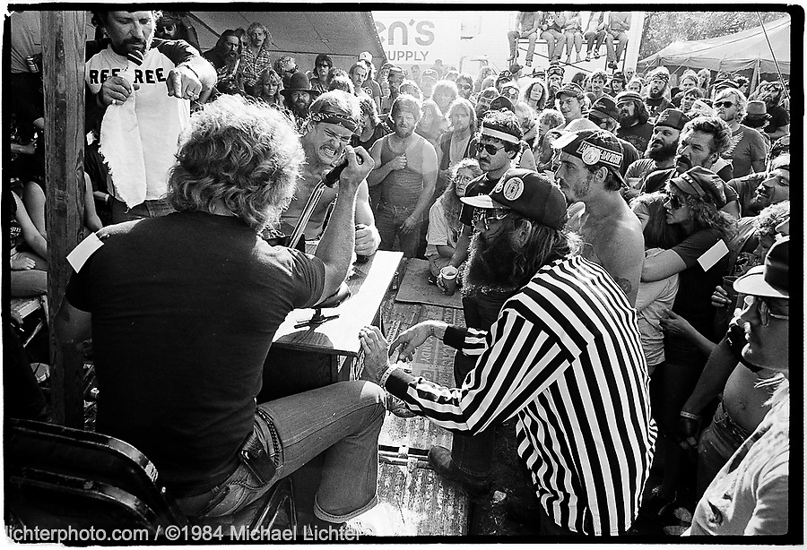 Monster Wrestling. Lake Perry, KS. 1984<br />
<br />
Limited Edition Print from an edition of 30. Photo ©1984 Michael Lichter.