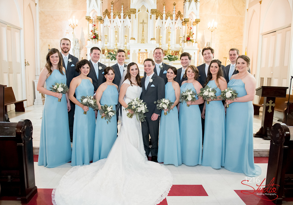Chris & Morgan Wedding Photography Samples | St. Theresa of Avila and The Federal Ballroom | 1216 Studio Wedding Photography