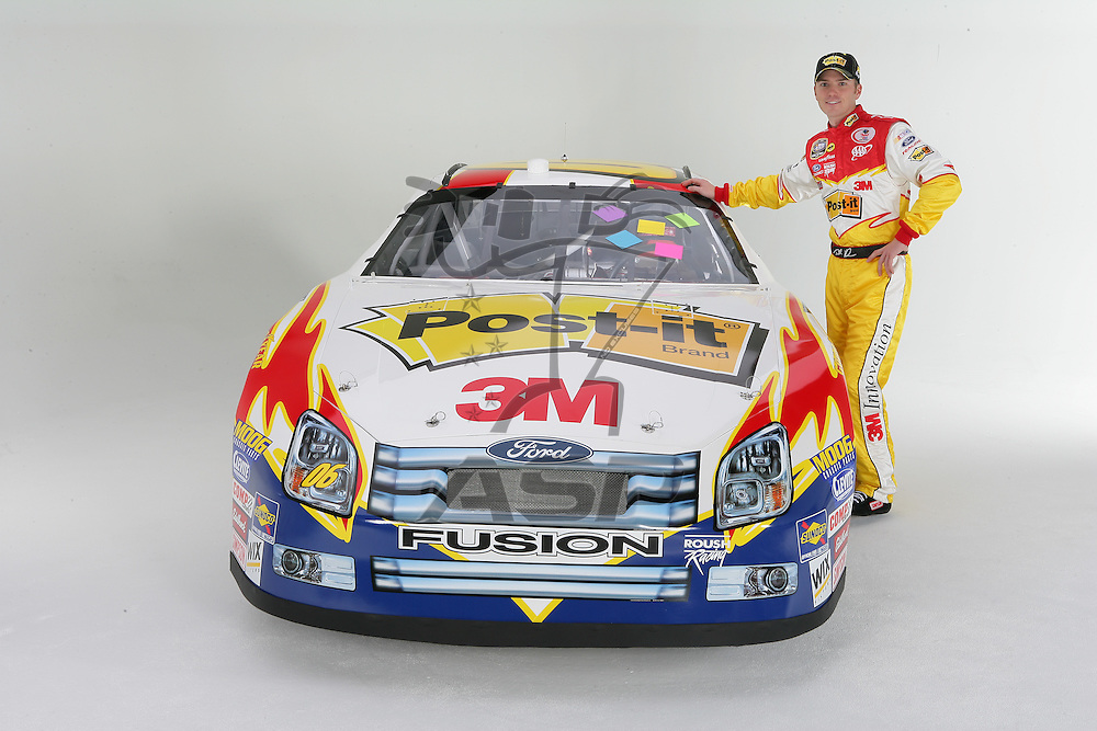 Concord, NC - Jan 11, 2006: The No 06 3M Post-It Ford is photographed at D3 Studios in Concord, NC.