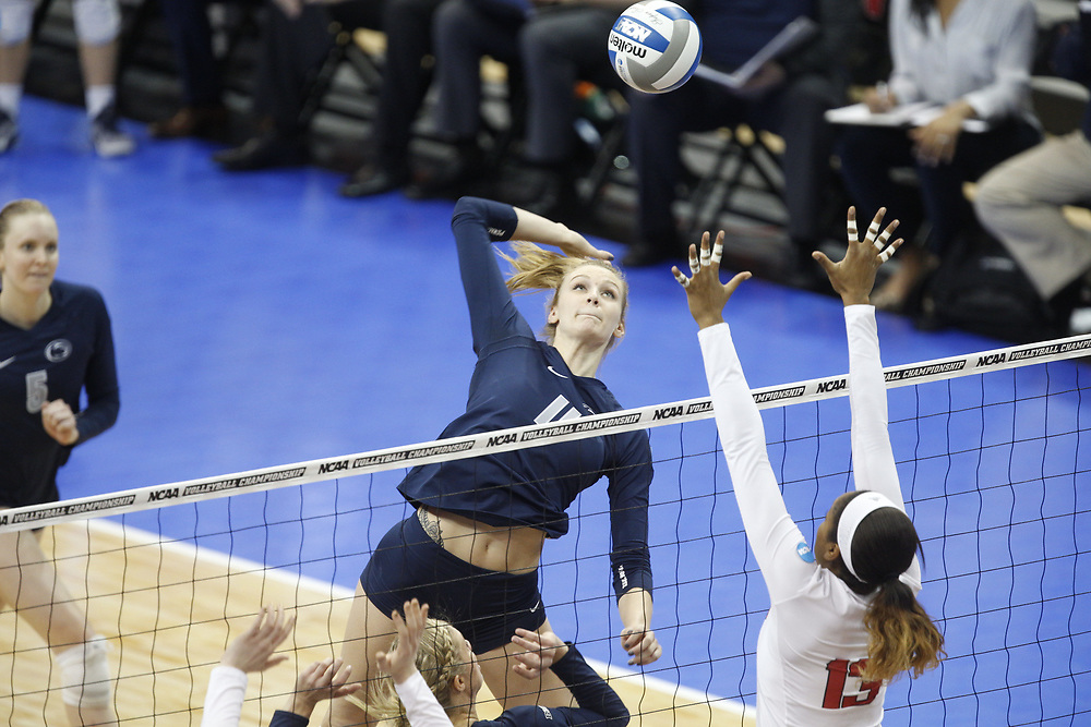 during Nebraska's 3-2 win over Penn State in the NCAA Regional at the Devaney Center in Lincoln, Neb. on Dec. 9, 2016. Photo by Aaron Babcock, Hail Varsity