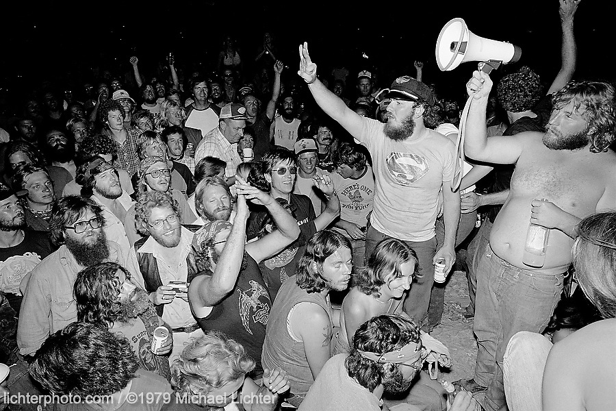 On the Horn, Sturgis, SD. 1979<br />
<br />
Limited Edition Print from an edition of 20. Photo ©1979 Michael Lichter.