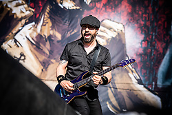 June 15, 2018 - Firenze, Firenze, Italy - The danish heavy metal band Volbeat performing live on stage at the Firenze Rock Festival 2018, opening for Guns and Roses. (Credit Image: © Alessandro Bosio/Pacific Press via ZUMA Wire)