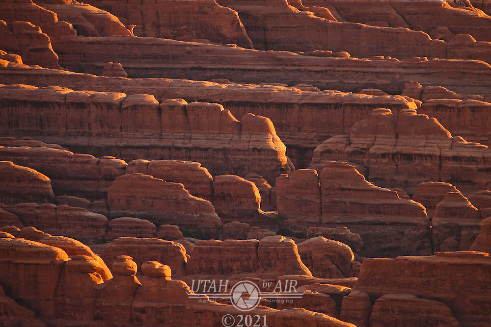 Rock formations in the Devils Garden area of Arches National Park