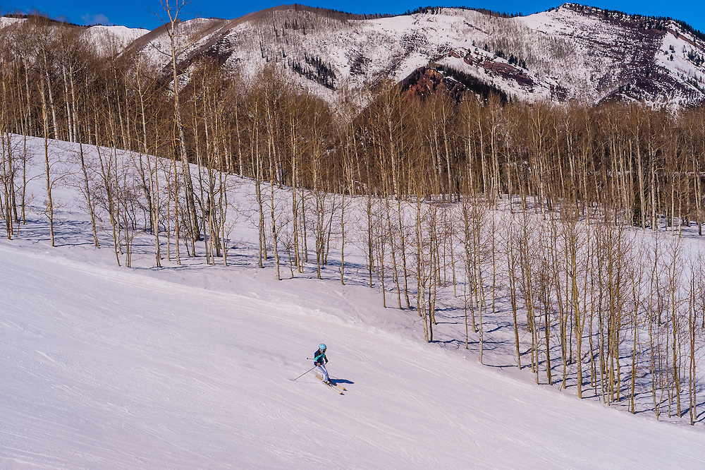 Snowmass/Aspen ski resort, Snowmass Village (Aspen), Colorado USA.