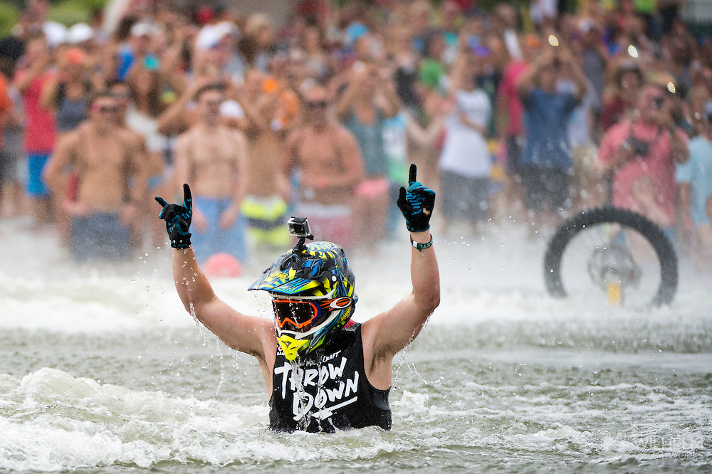 Godfrey Clan antics at the Mastercraft Throwdown at Millennium Park in Grand Rapids, MI. ©Brett Wilhelm/ESPN