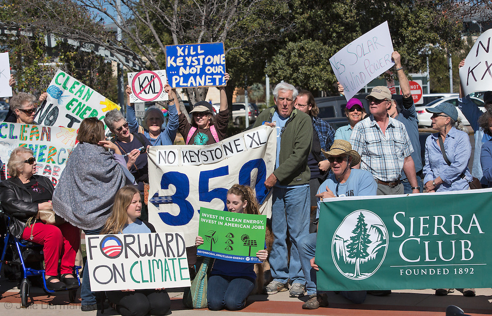 February 17th, 2013, A crowd of over 300 protest against the Keystone XL Pipeline in front of a Whole Foods store in Austin, Texas in solidarity with protesters in <br />
Washington DC, where tens of thousands showed up for the largest climate change rally protest in the environmental movement's history.