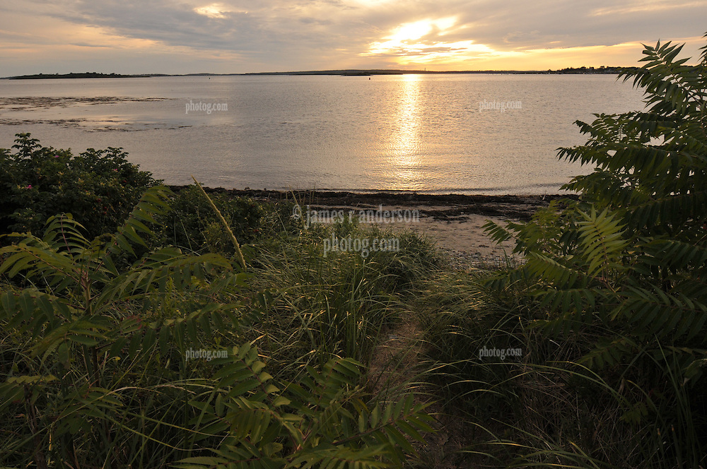 Potts Point, South Harpswell, ME. Folk Art Rock Sculptures.