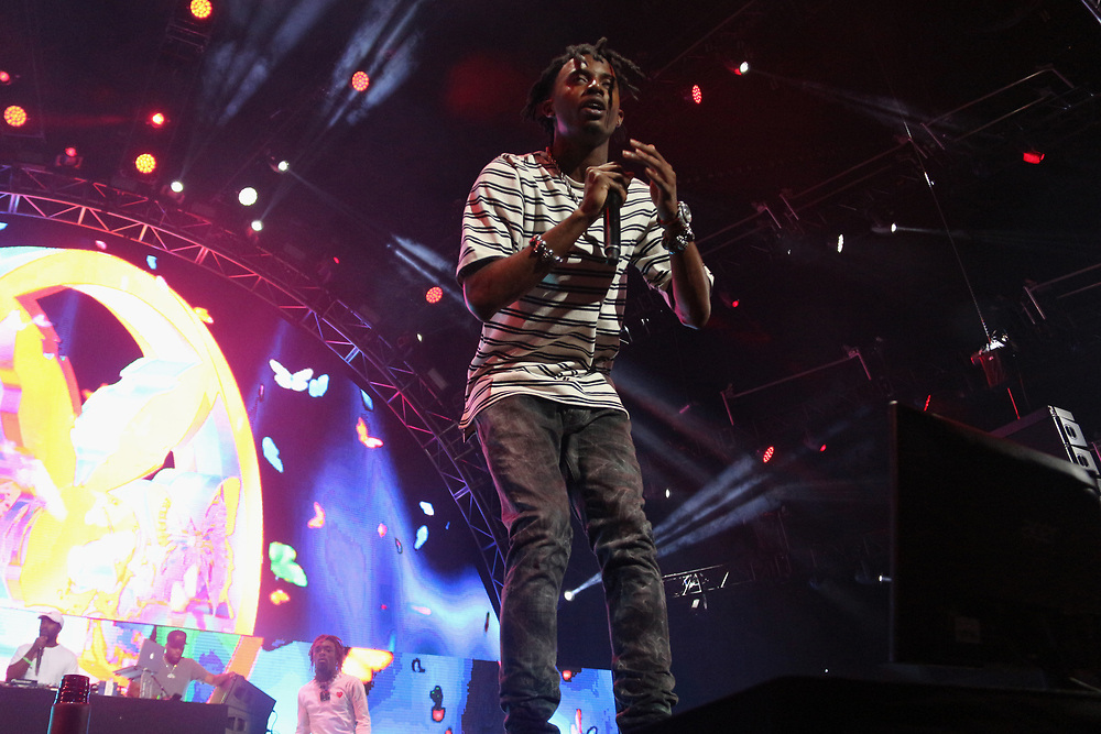 Playboi Carti performs at the 2017 BET Experience at The Staples Center on Thursday June 22, 2017, in Los Angeles. (Photo by Los Angeles/Invision/AP)