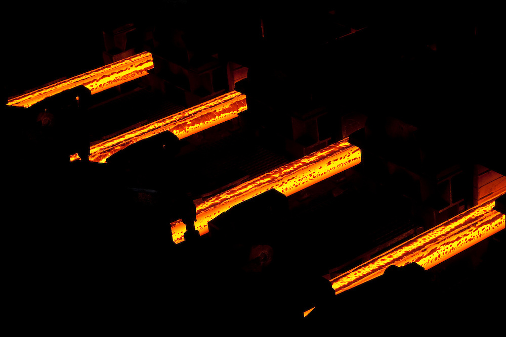Sao Paulo_SP, Brasil...Industria siderurgica em Sao Paulo...The steel industry in Sao Paulo...Foto: LEO DRUMOND / NITRO.