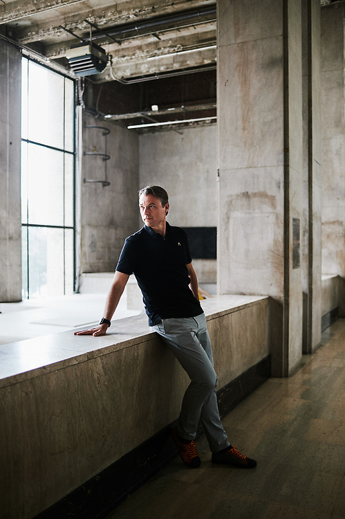 Laurens Van Den Acker, Chief Designer at Groupe Renault, visiting the Palais de Tokyo. Paris, France. July 27, 2019.