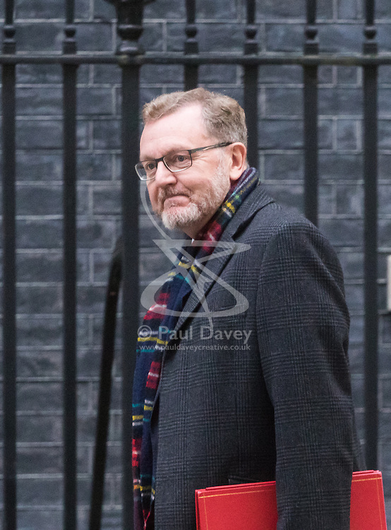 Downing Street, London, October 25th 2016. Scotland Secretary David Mundell arrives at 10 Downing Street for the weekly cabinet following a Heathrow Third Runway Sub-Committee meeting at the same venue.