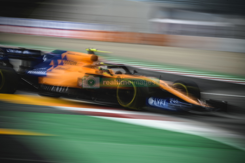 May 11, 2019 - Barcelona, Catalonia, Spain - LANDO NORRIS (GBR) from team McLaren drives in his MCL34 during the third practice session of the Spanish GP at Circuit de Catalunya (Credit Image: © Matthias Oesterle/ZUMA Wire)
