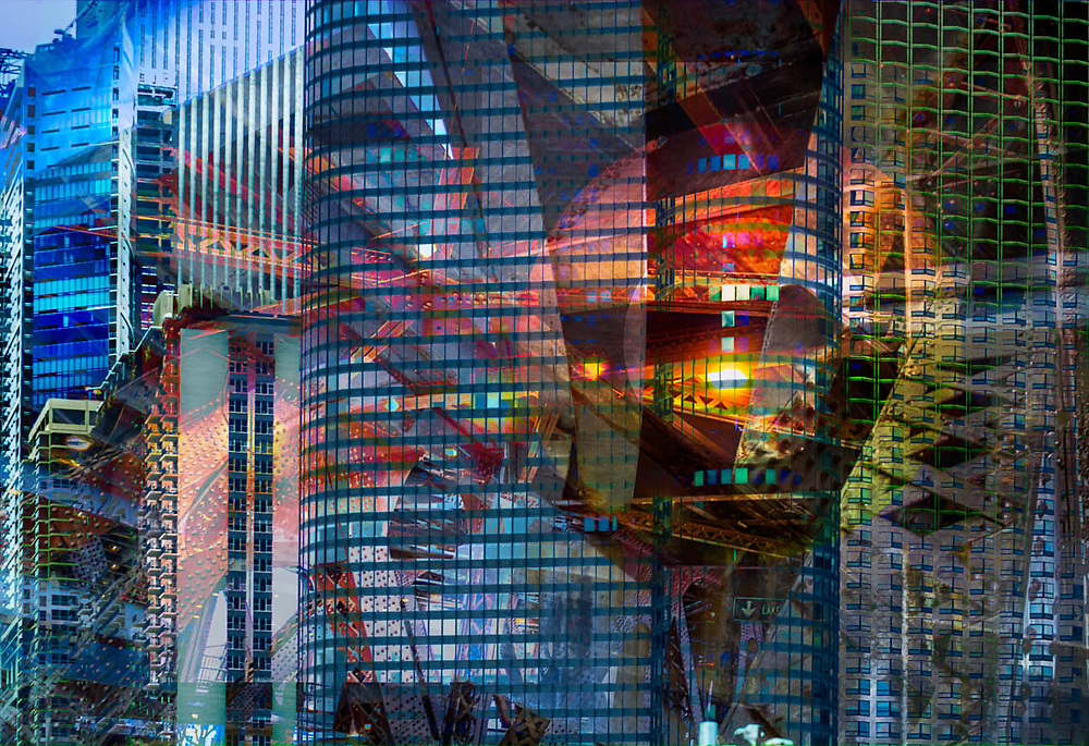 Architectural, geometric abstracts. Geometrispectives. Digital photography.