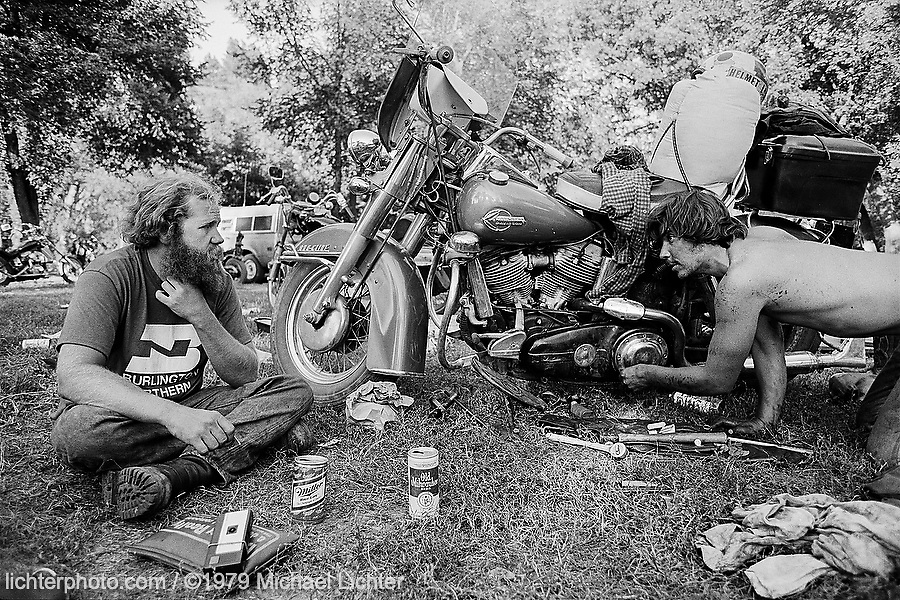 City Park Days. Mouse and Kim. Sturgis, SD. 1979<br />
<br />
Limited Edition Print from an edition of 15. Photo ©1979 Michael Lichter.
