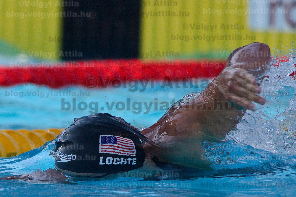 Ryan Lochte (USA) competes in the 200 m Men's Individual Medley Swimming competition during the 13th FINA Swimming World Championships held in Rome, Italy. Thursday, 30. July 2009. ATTILA VOLGYI