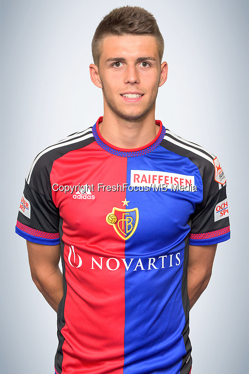 15.07.2016; Basel; Fussball Super League - FC Basel; Portrait; <br />
Nicolas Hunziker (Basel) <br />
(Sacha Grossenbacher/pool/freshfocus)