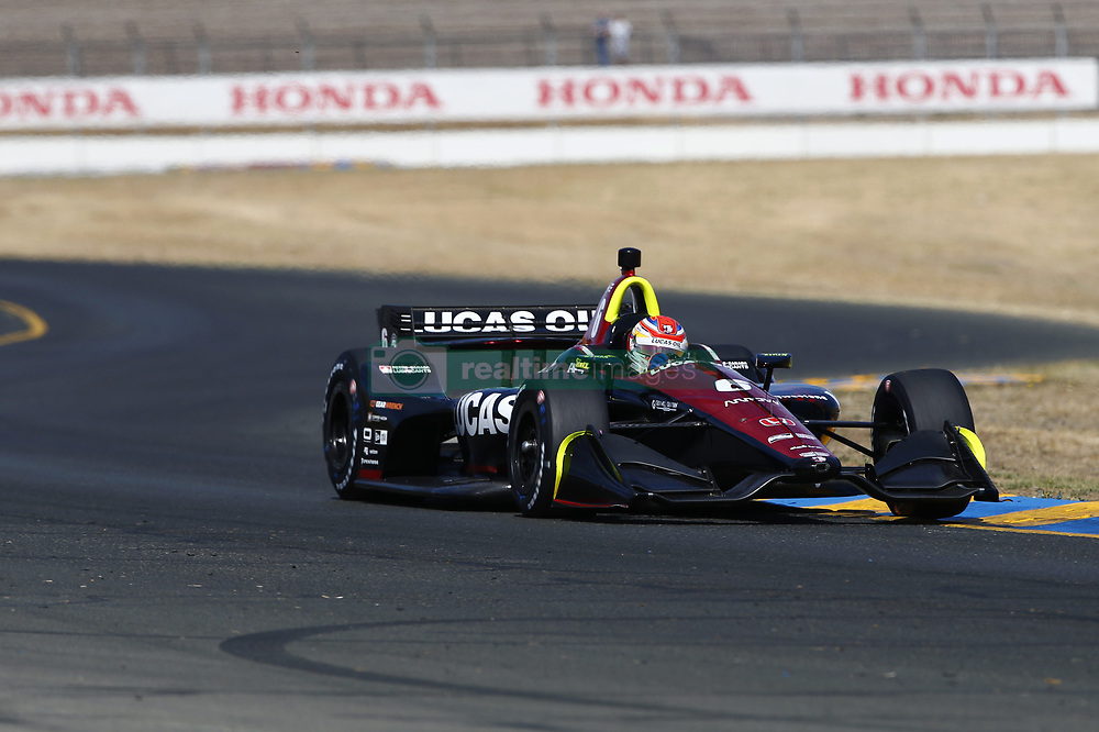September 14, 2018 - Sonoma, California, United Stated - CARLOS MUNOZ (6) of Colombia takes to the track to practice for the Indycar Grand Prix of Sonoma at Sonoma Raceway in Sonoma, California. (Credit Image: © Justin R. Noe Asp Inc/ASP via ZUMA Wire)