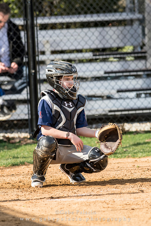 Middle School baseball at the Harvey School on April 13, 2017. (photo by Gabe Palacio)
